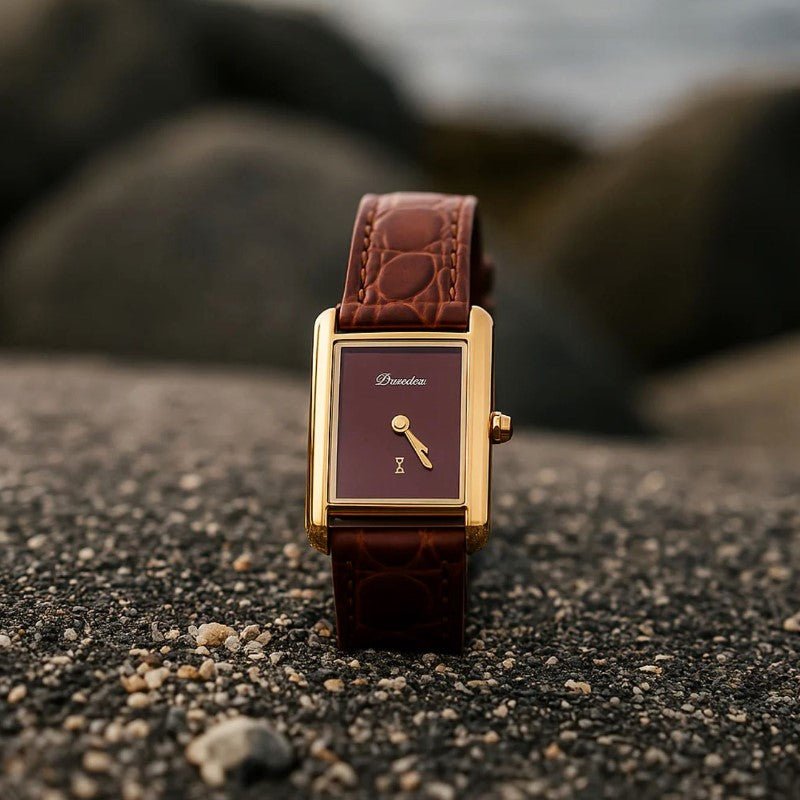 Vivian Prescott Slim Rectangular Quartz Watch - Intofa