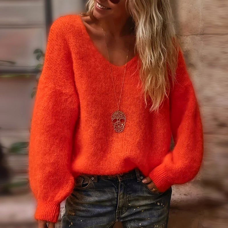 Vivian Prescott Soft Fluffy Sweater - Intofa
