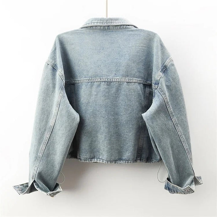 Vivian Prescott Washed Denim Jacket - Intofa